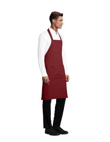 Grembiule Bordeaux GAMMA in Cotone Biologico...