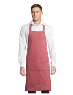 Grembiule Rosa Antico GAMMA in Cotone Biologico con...