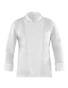 Giacca da Cuoco Bianca Raul Slim Manica Lunga - Giblor’s