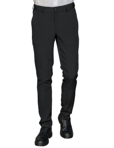 Pantalone da Uomo Cameriere Nero Seattle 100% Poliestere...