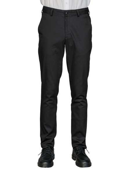 Pantalone da Uomo Cameriere Nero Seattle 100% Poliestere - Isacco