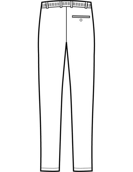 Pantalone da Uomo Cameriere Nero Seattle 100% Poliestere - Isacco