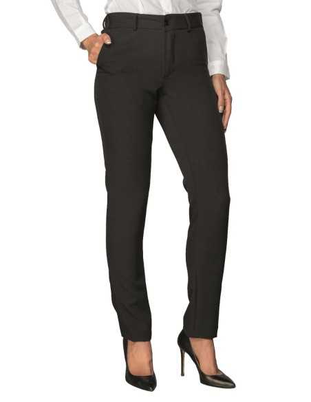 Pantalone da Donna Cameriera Nero Seattle 100% Poliestere - Isacco