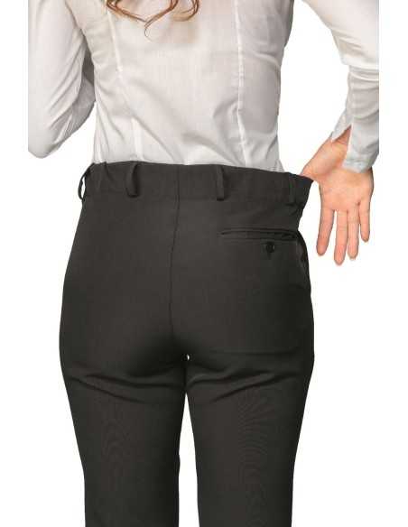Pantalone da Donna Cameriera Nero Seattle 100% Poliestere - Isacco