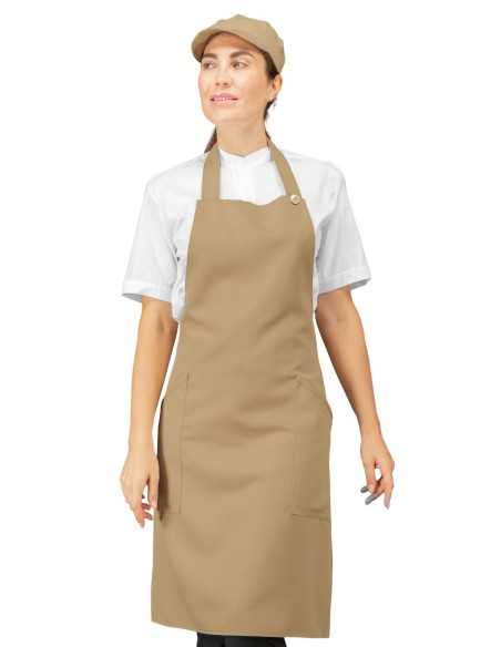 Grembiule da Cameriere Biscotto Champagne Antimacchia e No Stiro - Isacco
