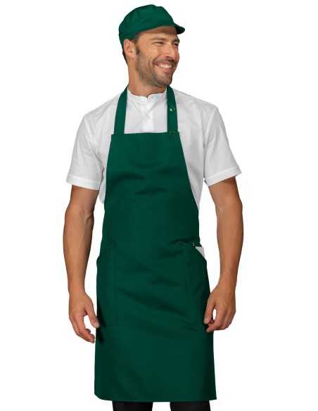 Grembiule da Cameriere Verde Champagne Antimacchia e No Stiro - Isacco