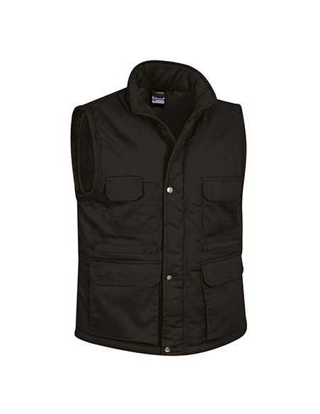 Gilet Imbottito da Lavoro Nero REPORTER - Marca Valento