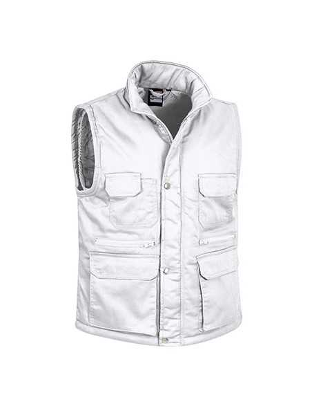 Gilet Imbottito da Lavoro Bianco REPORTER - Valento