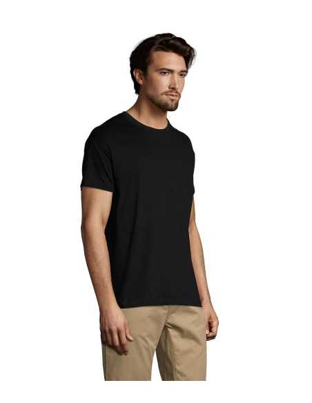 T-shirt Nera 150 gr 100% Cotone - Sol's Regent