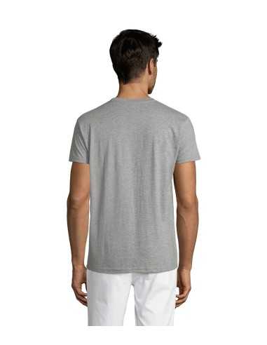 T-shirt Grigio Melange 150 gr 100% Cotone -...