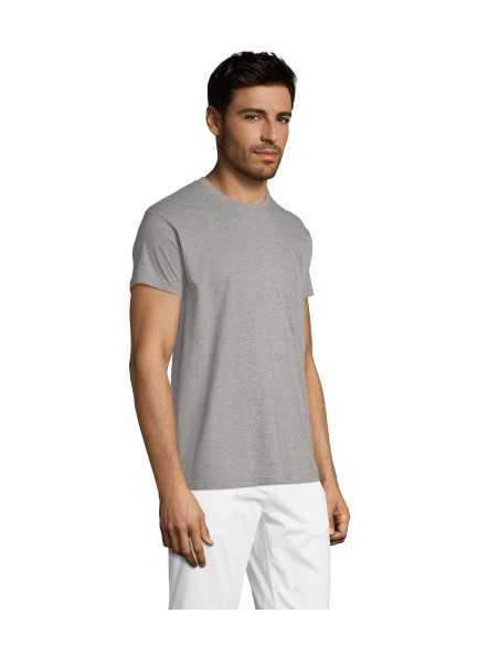 T-shirt Grigio Melange 150 gr 100% Cotone - Sol's Regent