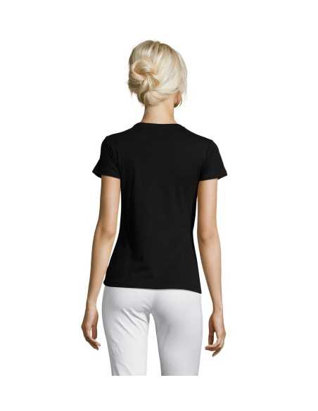 T-shirt Nera Donna 150 gr 100% Cotone - Regent Woman Sol's