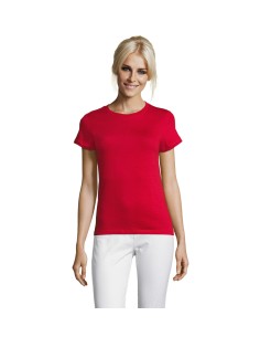 T-shirt Rossa Donna 150 gr 100% Cotone - Regent Woman Sol's
