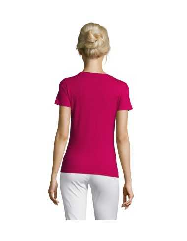T-shirt Fucsia Donna 150 gr 100% Cotone -...