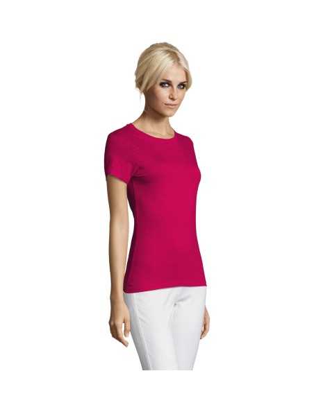 T-shirt Fucsia Donna 150 gr 100% Cotone - Regent Woman Sol's