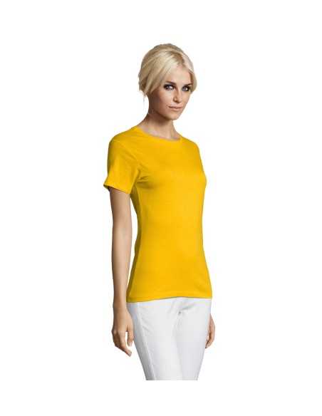 T-shirt Gialla Donna 150 gr 100% Cotone - Regent Woman Sol's
