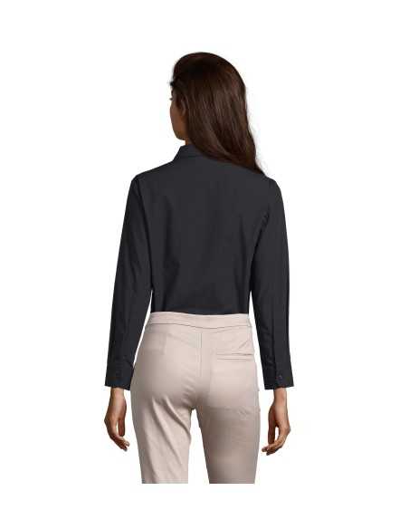 Camicia Nera da Cameriera Donna con Taschino | Modello EXECUTIVE SOL’S