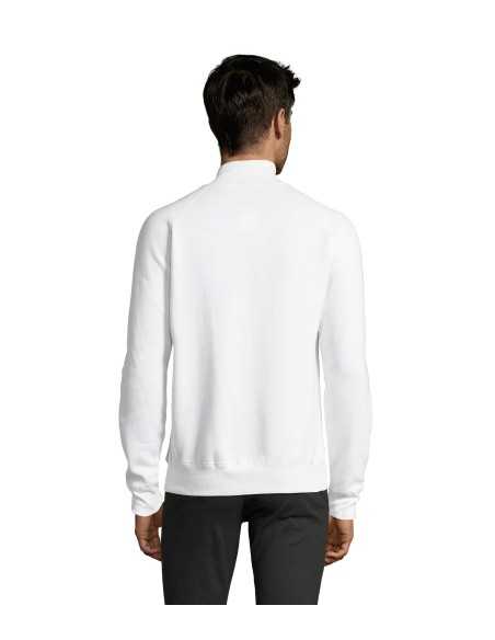 Felpa Bianca Full Zip ULAN - Marca Roly