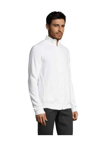 Felpa Bianca Full Zip ULAN - Marca Roly