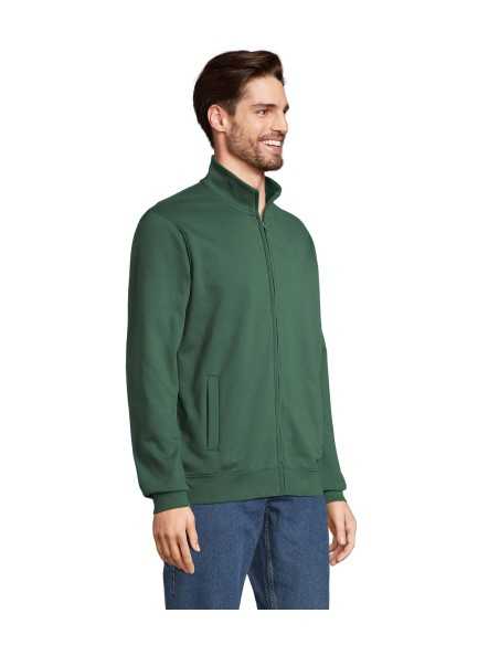 Felpa Verde Full Zip ULAN - Marca Roly