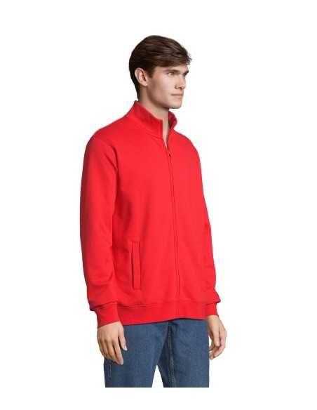 Felpa Rossa Full Zip ULAN - Marca Roly