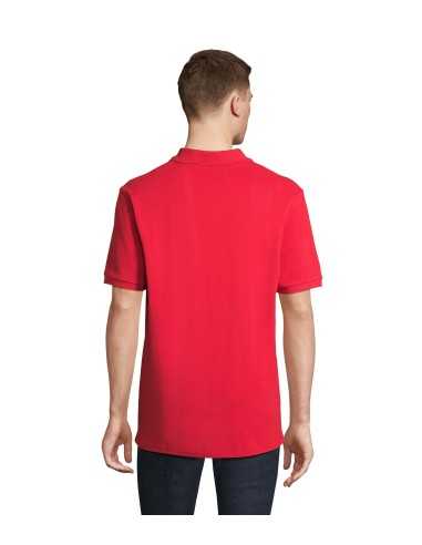 Polo Rossa da Lavoro da Uomo B&C – Mezza...