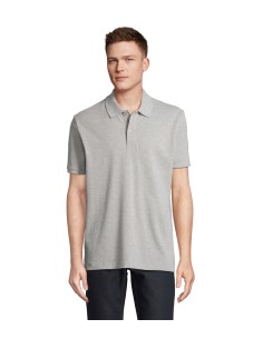 Polo Grigia da Lavoro da Uomo B&C – Mezza Manica, 100% Cotone Piqué