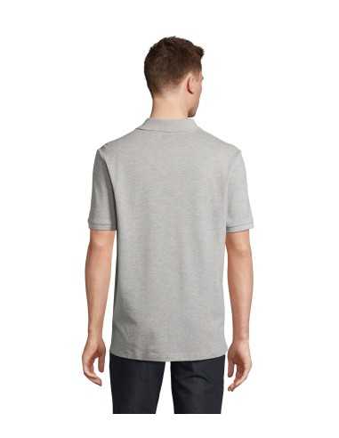 Polo Grigia da Lavoro da Uomo B&C – Mezza...