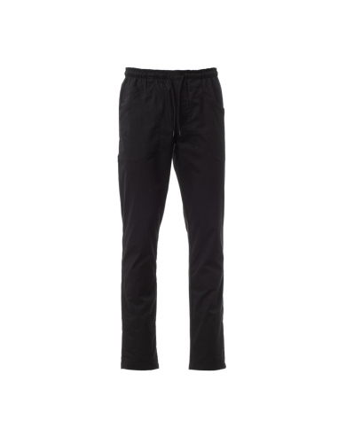 Pantalone da Cuoco Nero Elasticizzato in Ripstop COOK | Payper