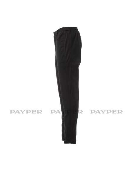 Pantalone da Cuoco Nero con Elastico alla Caviglia SPORT | Payper