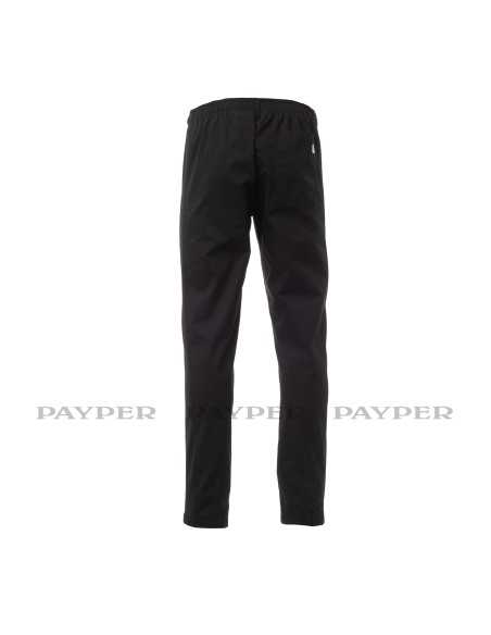 Pantalone da Cuoco Nero con Elastico alla Caviglia SPORT | Payper