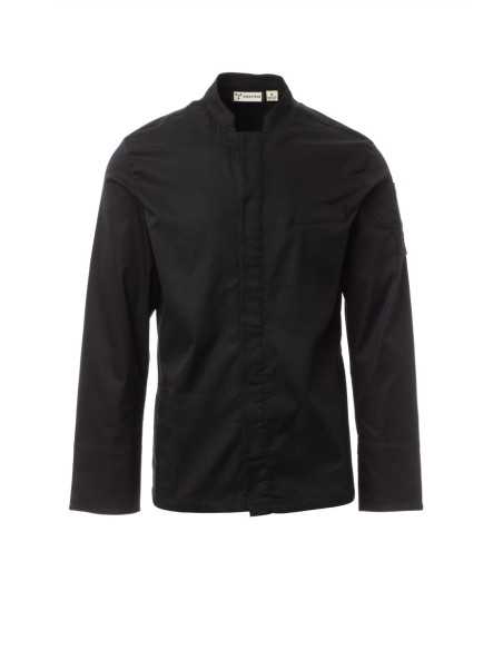 Giacca da Cuoco Nera Elasticizzata a Coreana SUPREME | Payper
