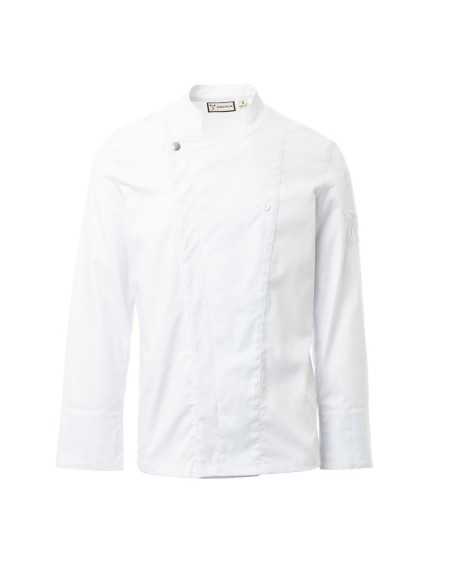 Giacca da Cuoco Bianca Elasticizzata STARRED | Payper