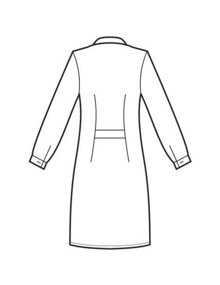 Camice da Medico Donna Bianco 100% Cotone CLASSICO | Isacco