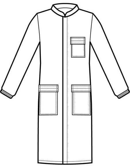 Camice da Laboratorio Bianco Antiacido Certificato CE | Isacco