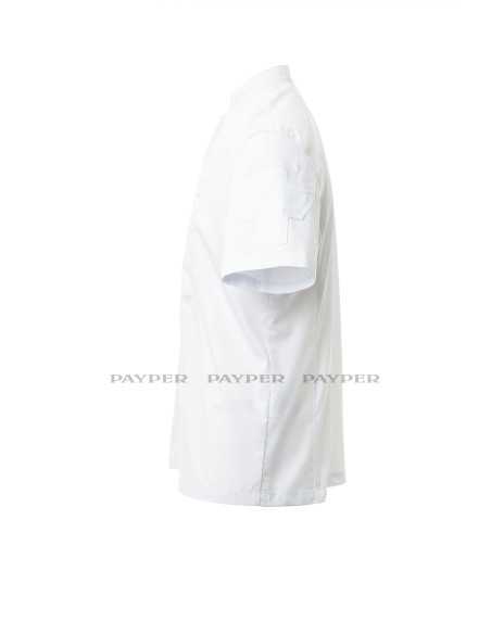 Giacca da Cuoco Bianca Manica Corta STARLIGHT MESH | Payper