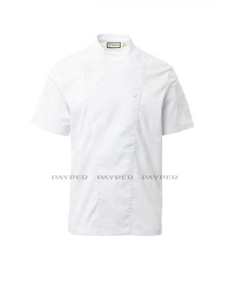 Giacca da Cuoco Bianca Manica Corta STARLIGHT MESH | Payper