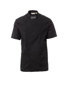 Giacca da Cuoco Nera Manica Corta STARLIGHT MESH | Payper