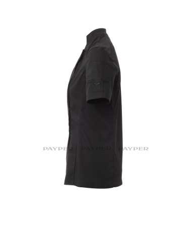 Giacca da Cuoca Nera Mezza Manica STARLIGHT...