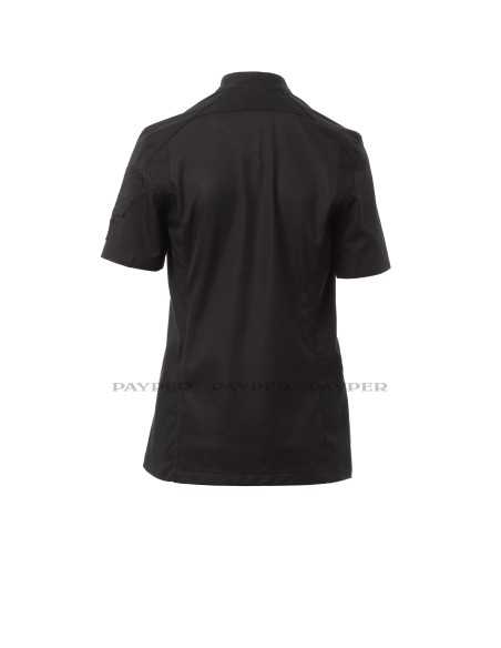 Giacca da Cuoca Nera Mezza Manica STARLIGHT MESH LADY | Payper