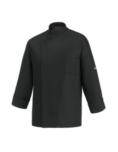 Giacca da Cuoco Nera Antistiro Manica Lunga Modello OTTAVIO | EGOCHEF
