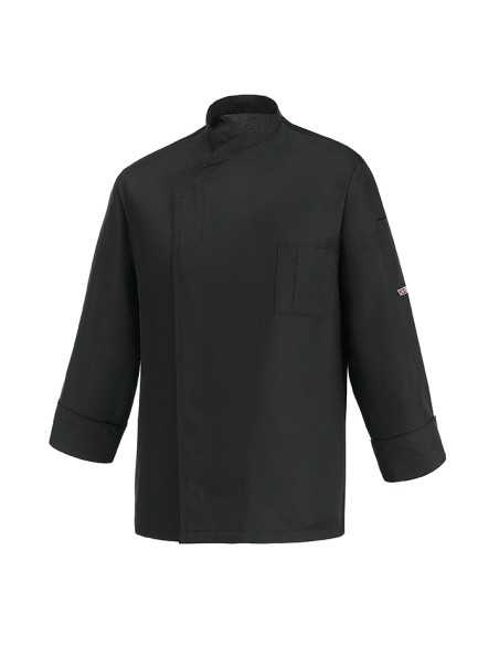 Giacca da Cuoco Nera Antistiro Manica Lunga Modello OTTAVIO | EGOCHEF