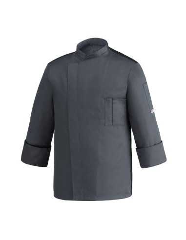 Giacca da Cuoco Grigia Antistiro Manica Lunga Modello OTTAVIO | EGOCHEF