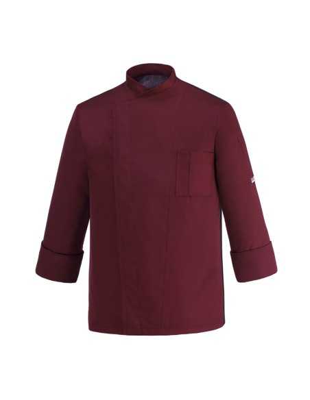 Giacca da Cuoco Bordeaux Antistiro Manica Lunga Modello OTTAVIO | EGOCHEF
