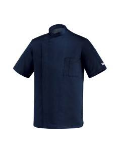 Giacca da Cuoco Blu Antistiro Manica Corta Modello OTTAVIO | EGOCHEF
