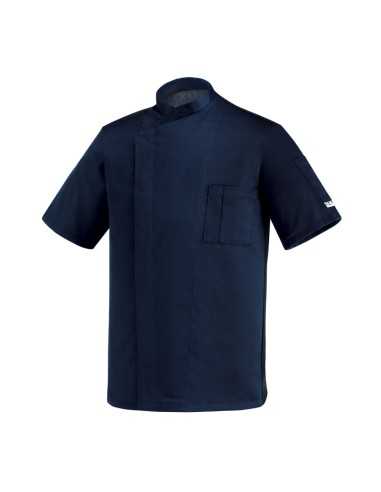 Giacca da Cuoco Blu Antistiro Manica Corta Modello OTTAVIO | EGOCHEF