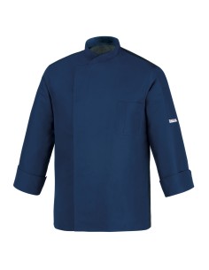 Giacca da Cuoco Blu Antistiro Manica Lunga Modello OTTAVIO | EGOCHEF