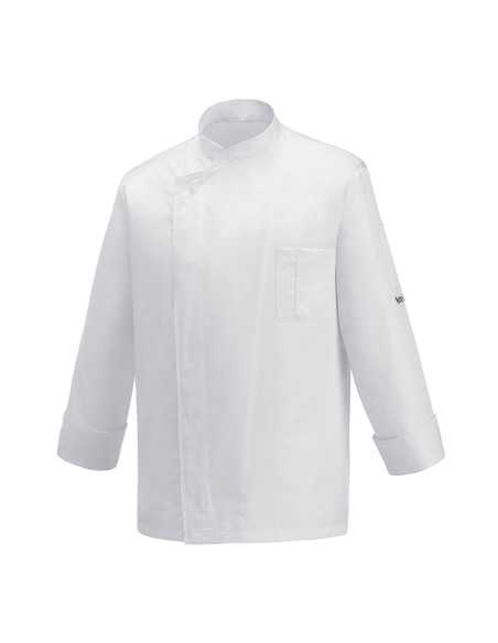 Giacca da Cuoco Bianca Antistiro Manica Lunga Modello OTTAVIO | EGOCHEF
