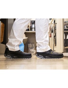 Scarpa da Cuoco Nera Ortopedica GIASCO ARENDAL S2 FO SR |...