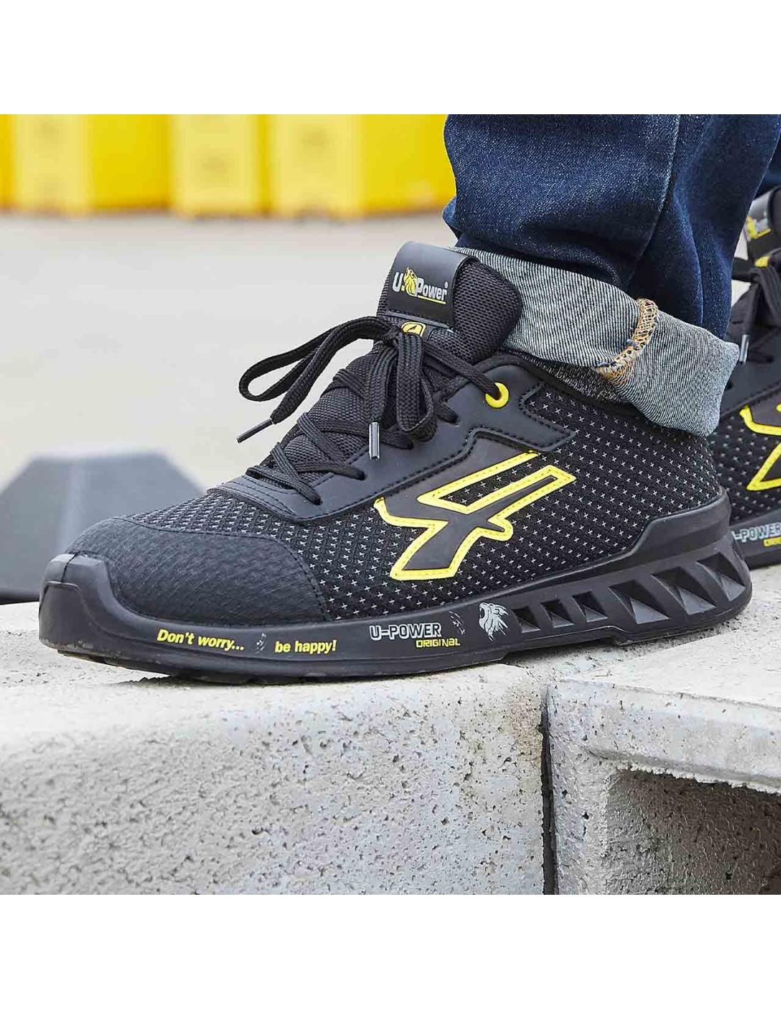 U-Power | Scarpe Antinfortunistiche Basse Monster Boa S3S Ci FO SR, Puntale Alluminio, Antiperforazione Tessile No Metal